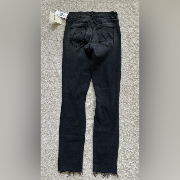 MOTHER The Looker Ankle Fray Jeans in Burning Out Lanterns NWT - Picture 7 of 16